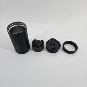 Brumate Hopsulator Trio 3-in-1 Insulated Can Cooler Tumbler Matte Black 16oz